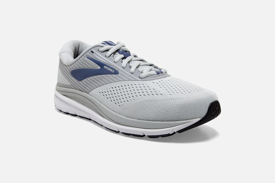 Brooks Running Shoes - Addiction 14 Road Womens - Grey/Blue - HGW-534718